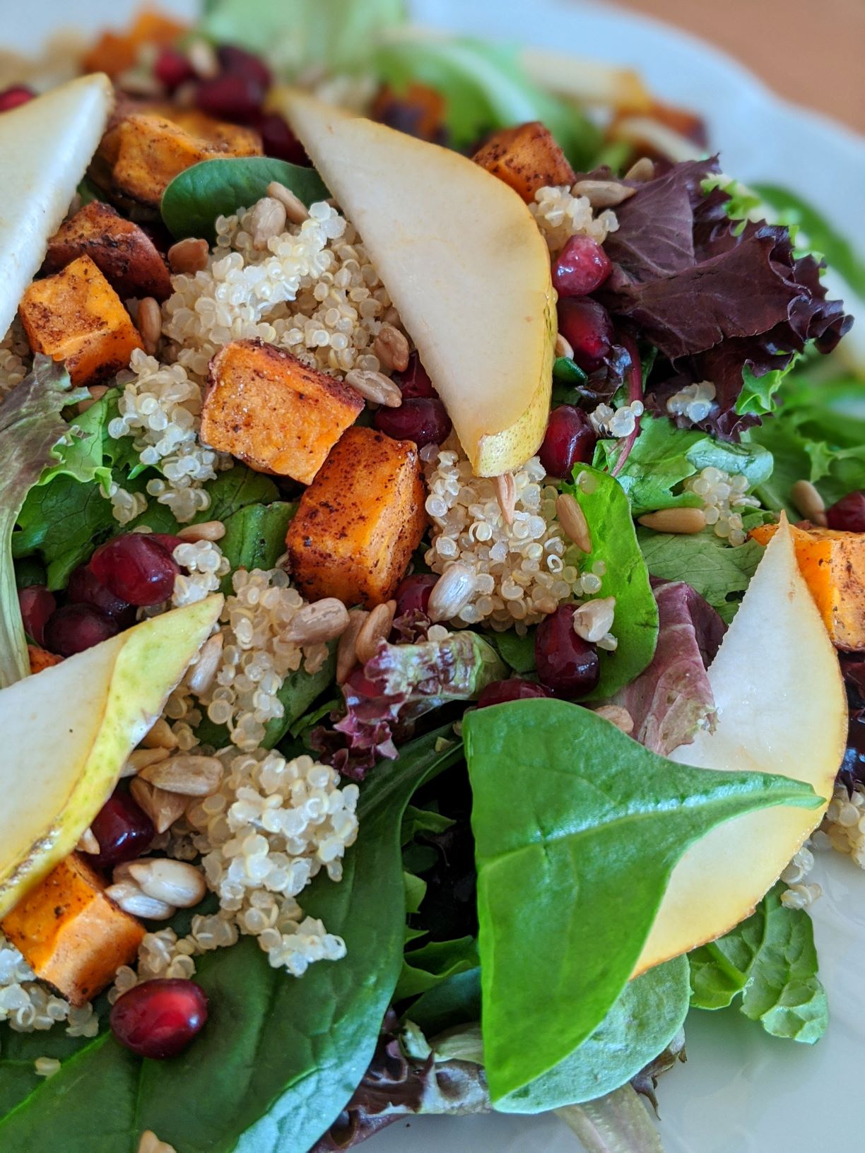 Fall Harvest Salad Close Up