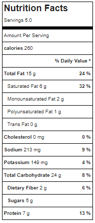 tomato tart nutrition