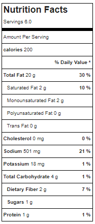 walnut taco nutrition