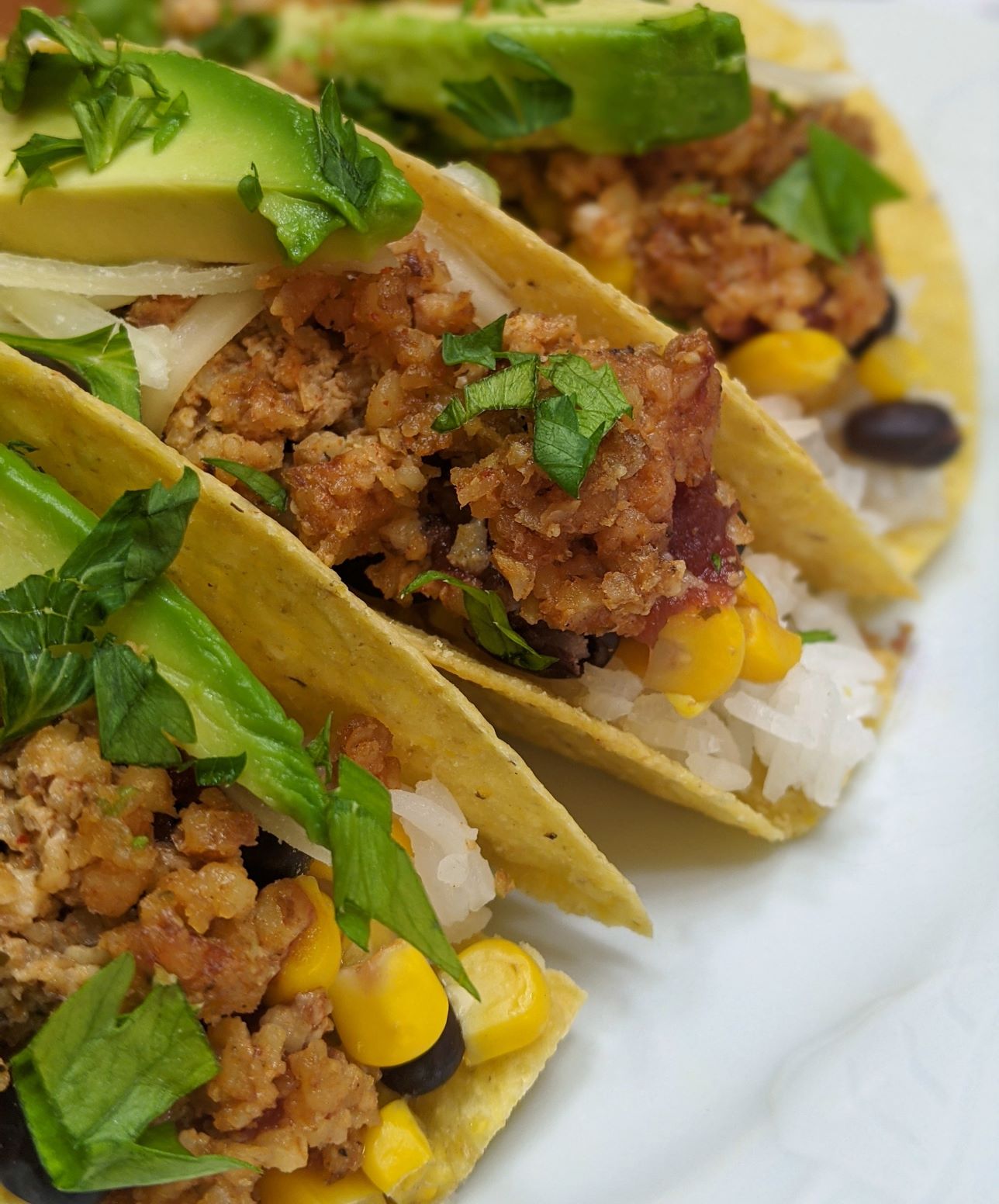 walnut taco close up