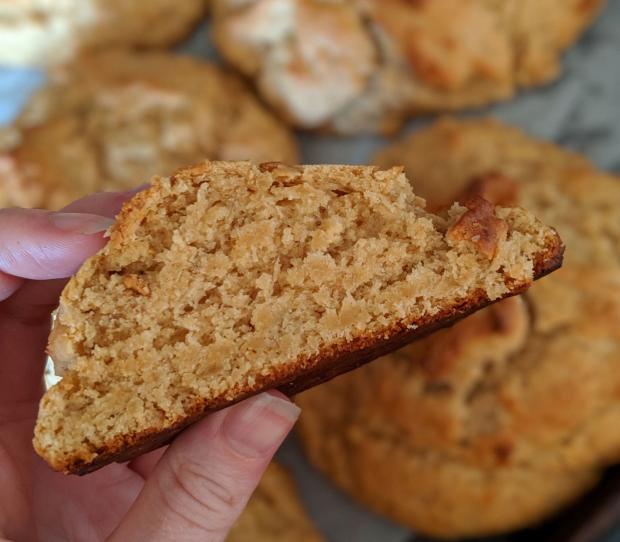 Banana Peanut Butter Scones